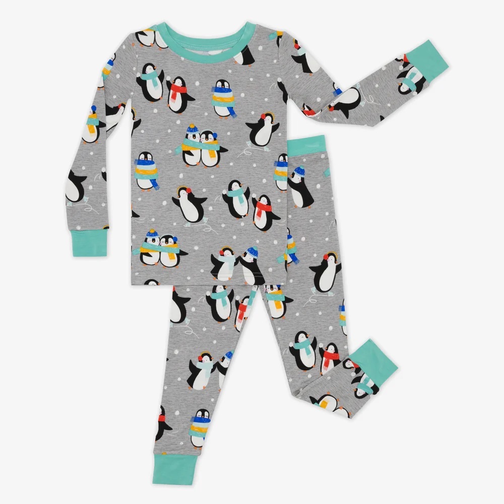 Little Sleepies Penguin Party Pajama Set